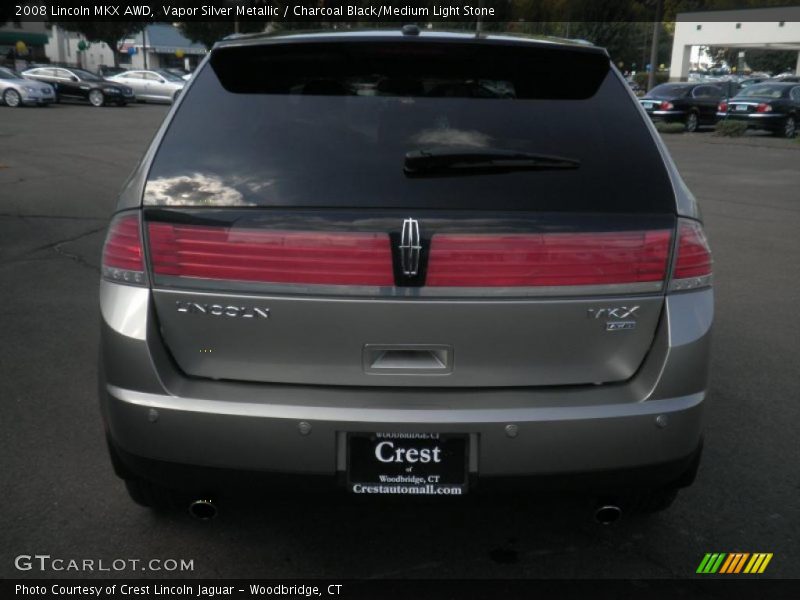 Vapor Silver Metallic / Charcoal Black/Medium Light Stone 2008 Lincoln MKX AWD