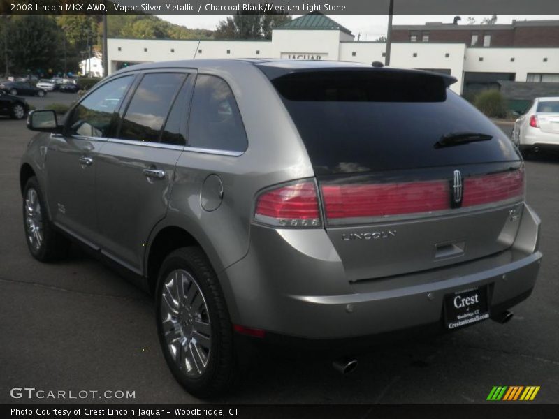 Vapor Silver Metallic / Charcoal Black/Medium Light Stone 2008 Lincoln MKX AWD
