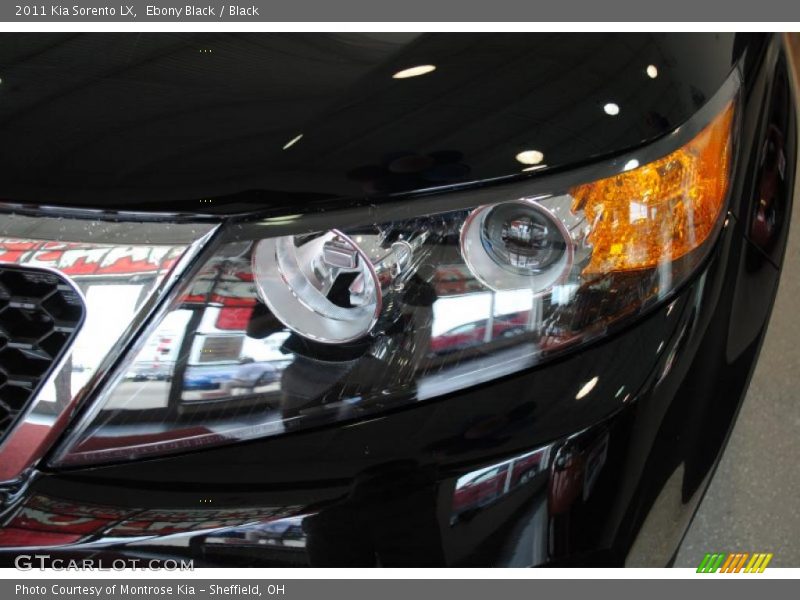 Ebony Black / Black 2011 Kia Sorento LX