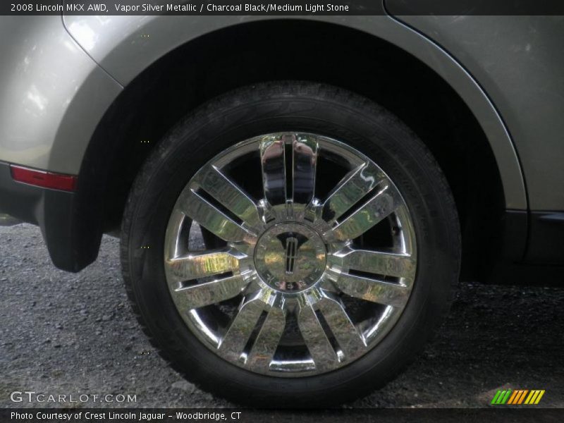 Vapor Silver Metallic / Charcoal Black/Medium Light Stone 2008 Lincoln MKX AWD