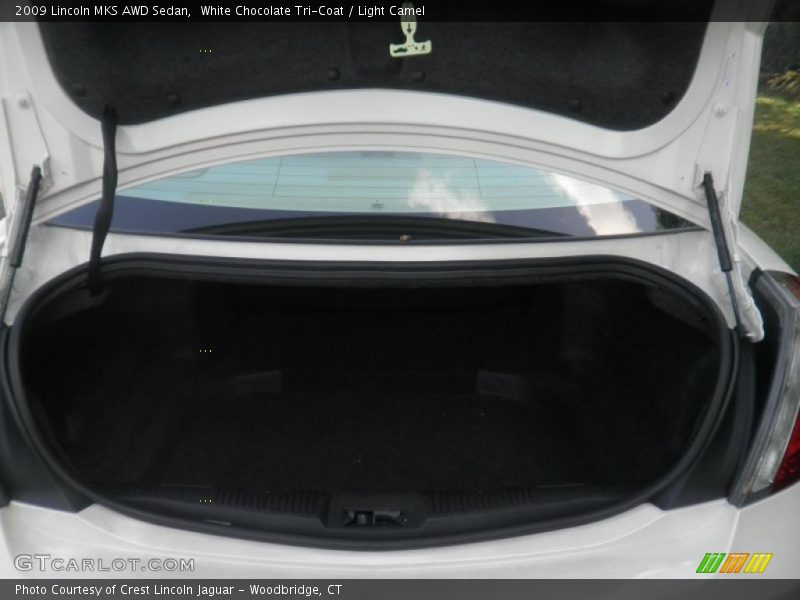 White Chocolate Tri-Coat / Light Camel 2009 Lincoln MKS AWD Sedan