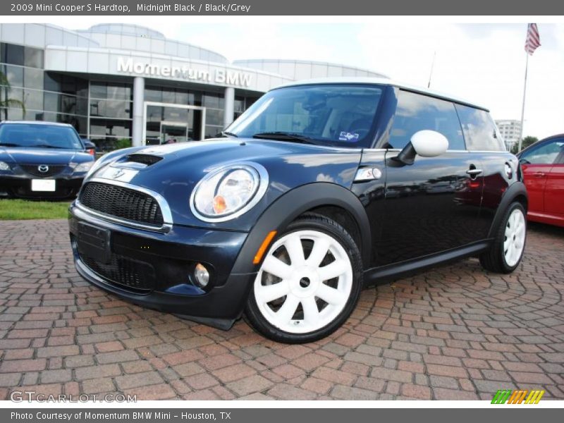 Midnight Black / Black/Grey 2009 Mini Cooper S Hardtop
