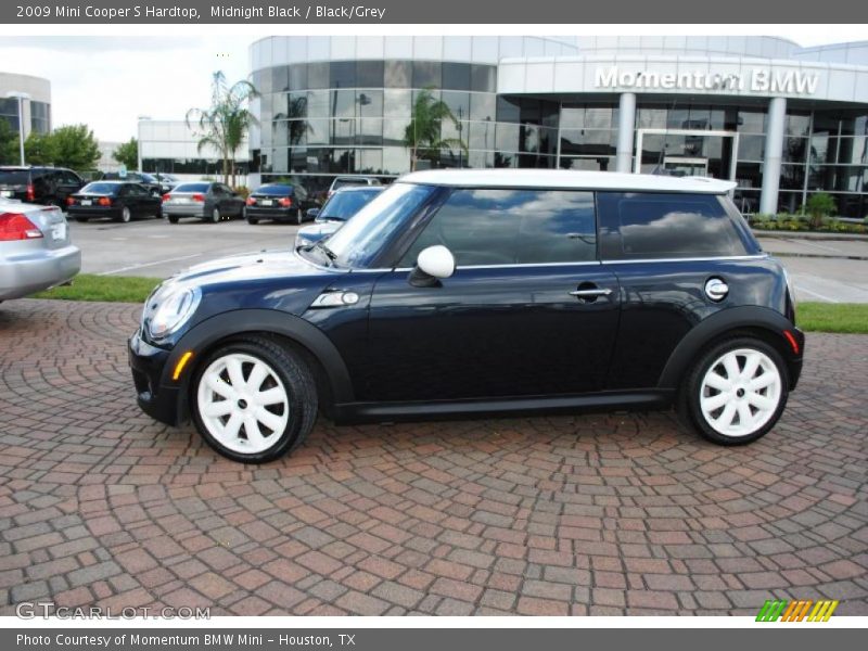 Midnight Black / Black/Grey 2009 Mini Cooper S Hardtop