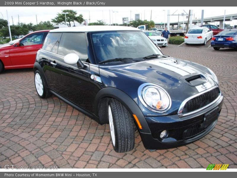 Midnight Black / Black/Grey 2009 Mini Cooper S Hardtop