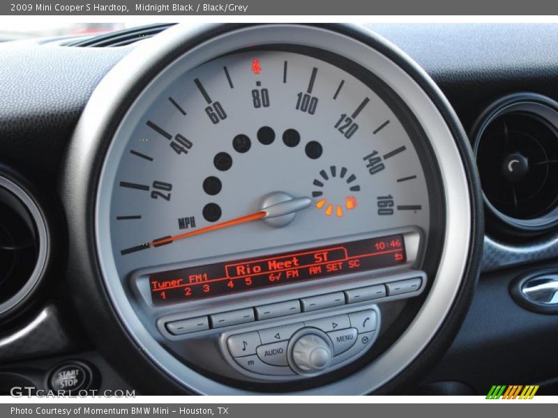 Midnight Black / Black/Grey 2009 Mini Cooper S Hardtop