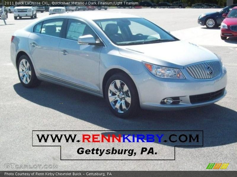Quicksilver Metallic / Dark Titanium/Light Titanium 2011 Buick LaCrosse CXL