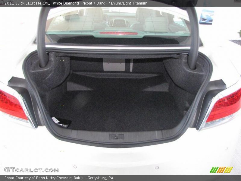 White Diamond Tricoat / Dark Titanium/Light Titanium 2011 Buick LaCrosse CXL