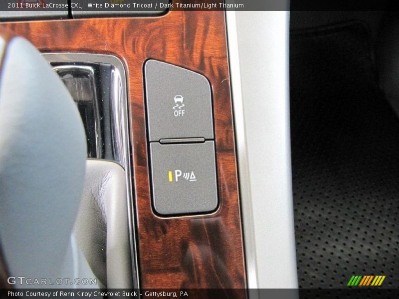 White Diamond Tricoat / Dark Titanium/Light Titanium 2011 Buick LaCrosse CXL