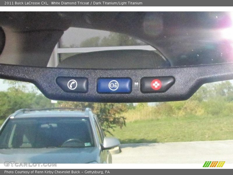 White Diamond Tricoat / Dark Titanium/Light Titanium 2011 Buick LaCrosse CXL