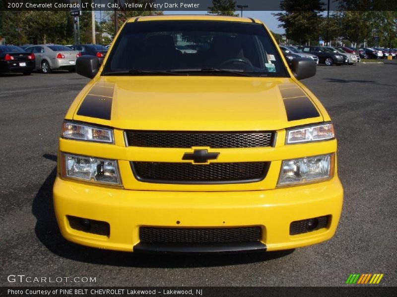 Yellow / Very Dark Pewter 2007 Chevrolet Colorado LT Crew Cab