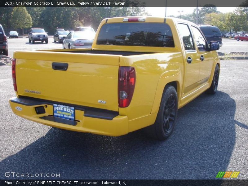 Yellow / Very Dark Pewter 2007 Chevrolet Colorado LT Crew Cab