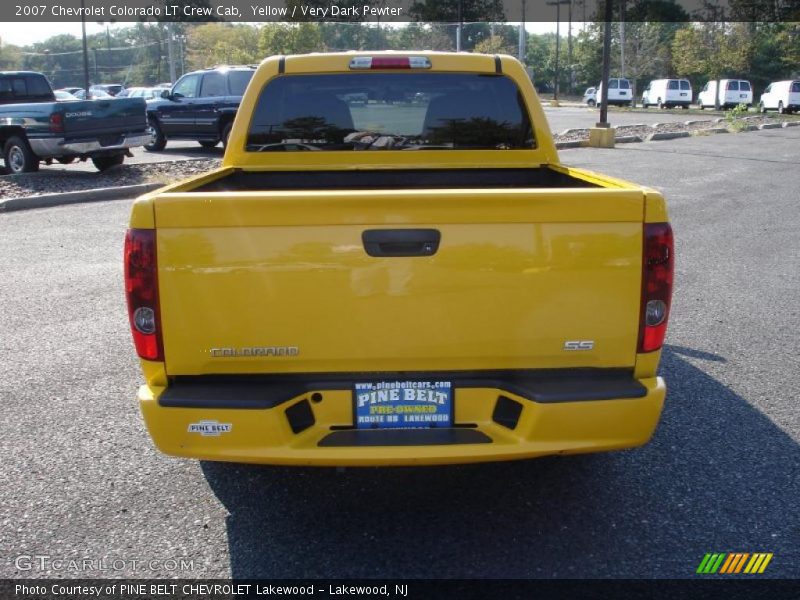 Yellow / Very Dark Pewter 2007 Chevrolet Colorado LT Crew Cab