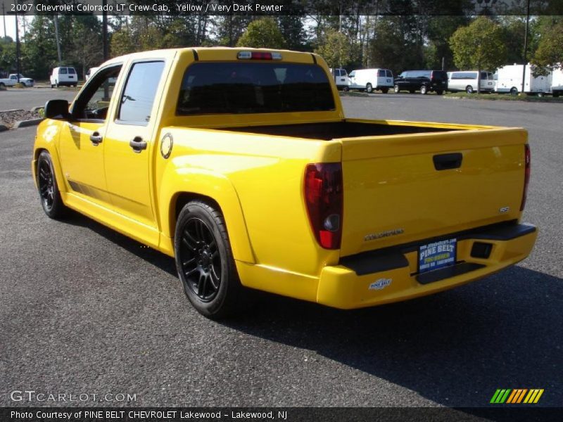 Yellow / Very Dark Pewter 2007 Chevrolet Colorado LT Crew Cab