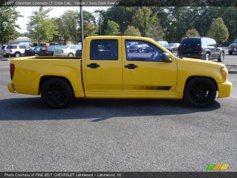 Yellow / Very Dark Pewter 2007 Chevrolet Colorado LT Crew Cab