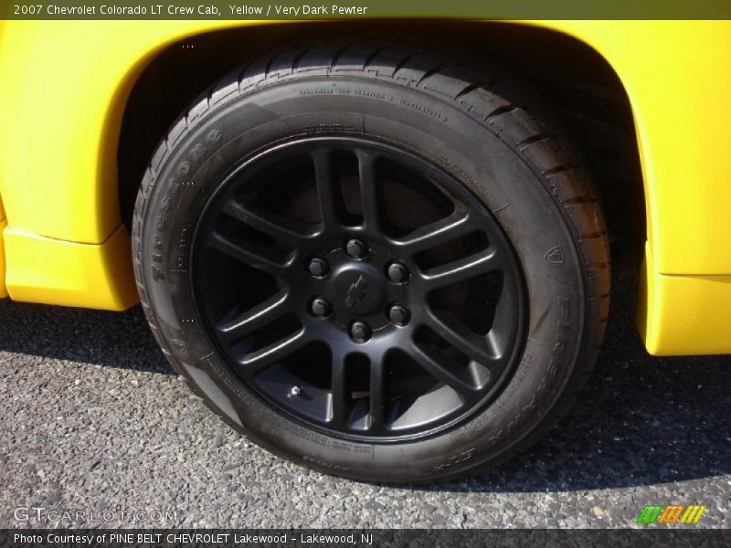 Yellow / Very Dark Pewter 2007 Chevrolet Colorado LT Crew Cab