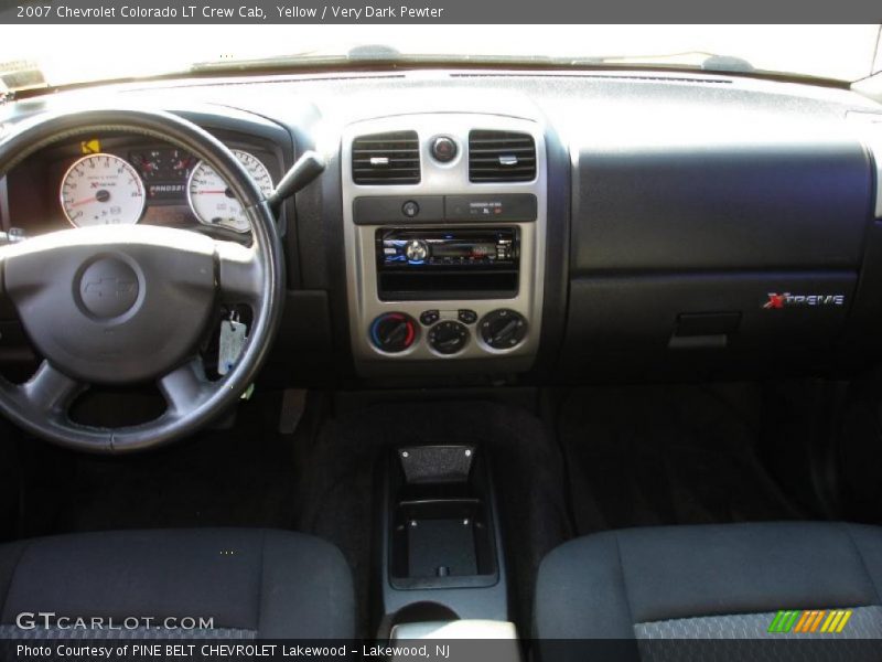 Yellow / Very Dark Pewter 2007 Chevrolet Colorado LT Crew Cab