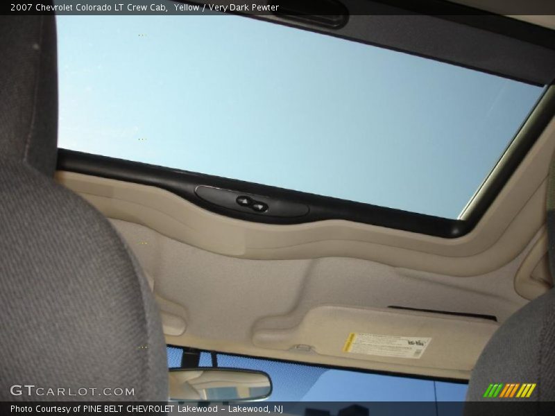 Yellow / Very Dark Pewter 2007 Chevrolet Colorado LT Crew Cab
