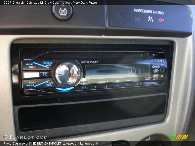 Yellow / Very Dark Pewter 2007 Chevrolet Colorado LT Crew Cab