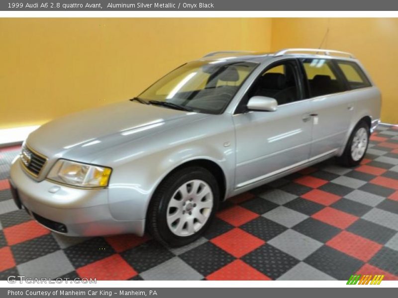 Aluminum Silver Metallic / Onyx Black 1999 Audi A6 2.8 quattro Avant