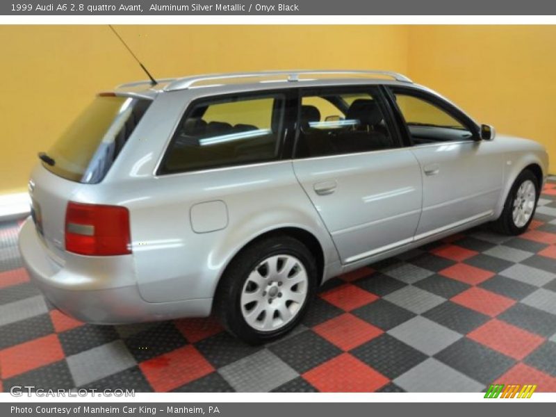 Aluminum Silver Metallic / Onyx Black 1999 Audi A6 2.8 quattro Avant