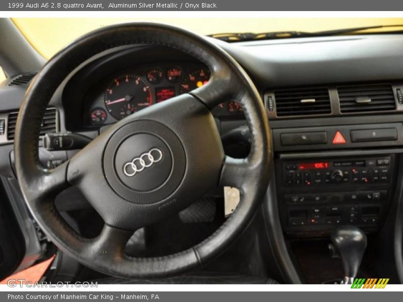 Aluminum Silver Metallic / Onyx Black 1999 Audi A6 2.8 quattro Avant