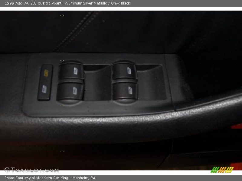 Aluminum Silver Metallic / Onyx Black 1999 Audi A6 2.8 quattro Avant
