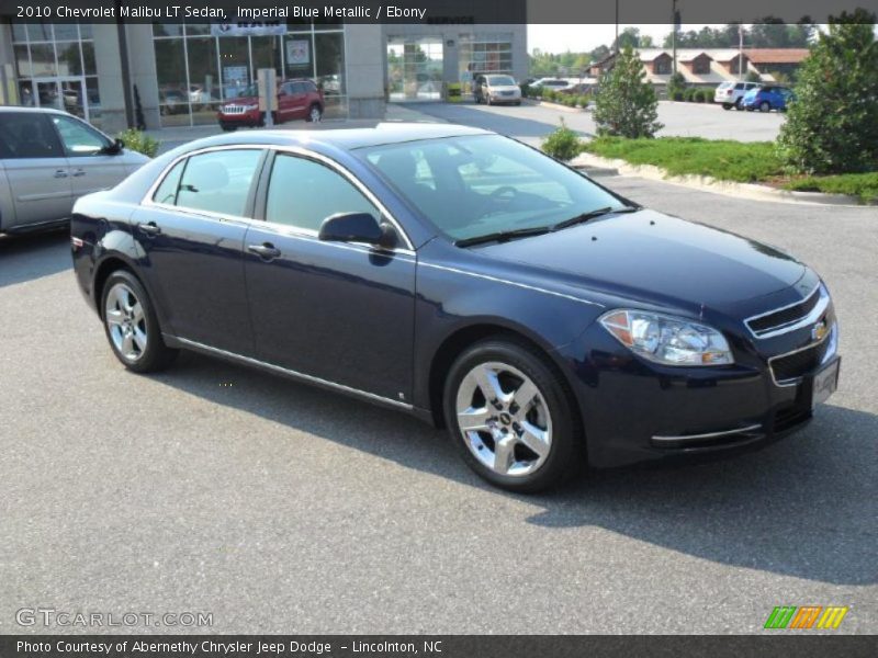 Imperial Blue Metallic / Ebony 2010 Chevrolet Malibu LT Sedan