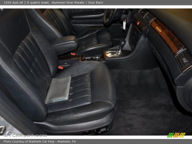 Aluminum Silver Metallic / Onyx Black 1999 Audi A6 2.8 quattro Avant