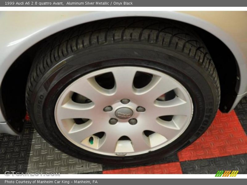 Aluminum Silver Metallic / Onyx Black 1999 Audi A6 2.8 quattro Avant
