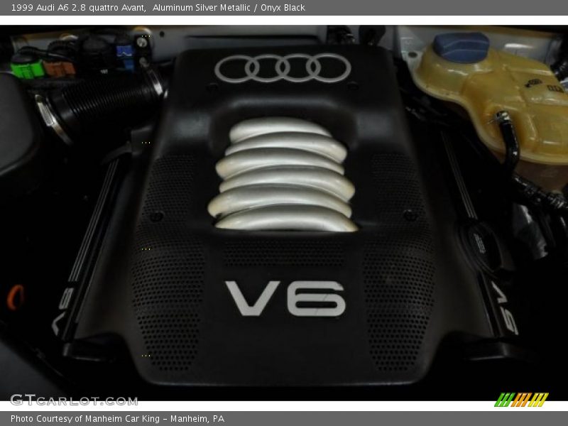 Aluminum Silver Metallic / Onyx Black 1999 Audi A6 2.8 quattro Avant