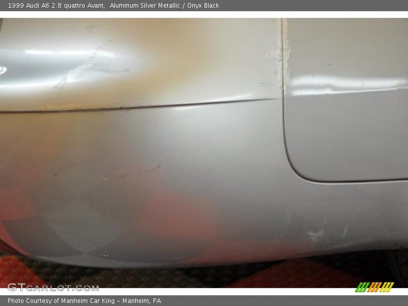 Aluminum Silver Metallic / Onyx Black 1999 Audi A6 2.8 quattro Avant