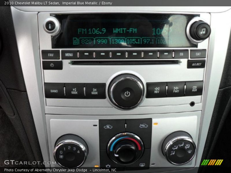Imperial Blue Metallic / Ebony 2010 Chevrolet Malibu LT Sedan
