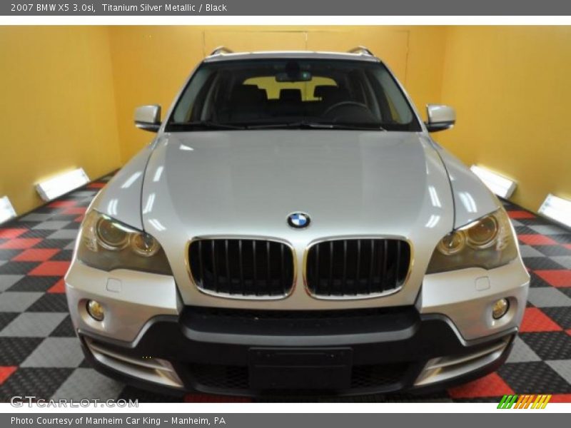 Titanium Silver Metallic / Black 2007 BMW X5 3.0si