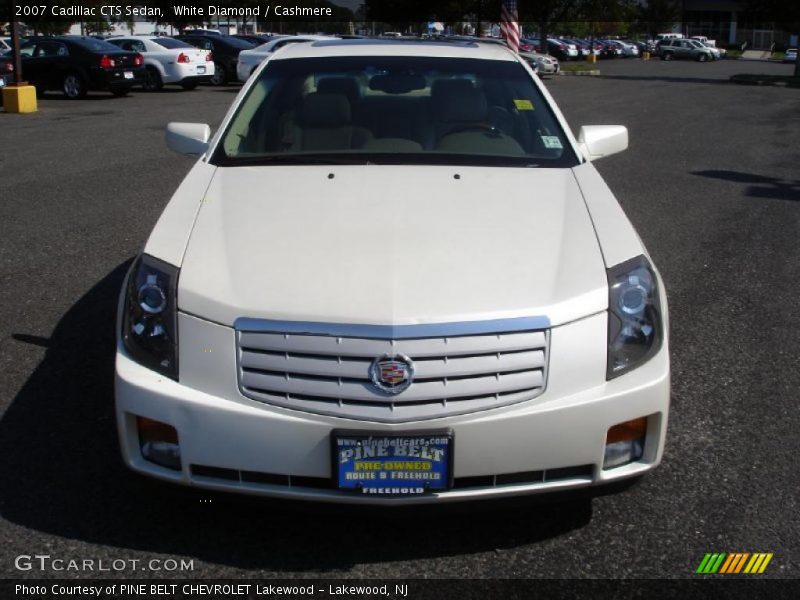 White Diamond / Cashmere 2007 Cadillac CTS Sedan