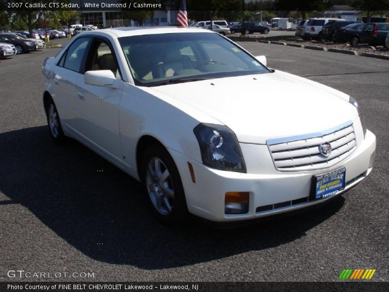 White Diamond / Cashmere 2007 Cadillac CTS Sedan