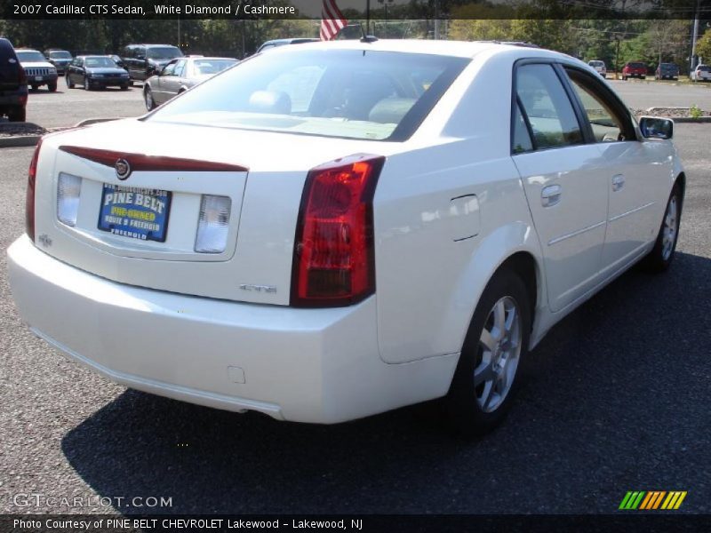 White Diamond / Cashmere 2007 Cadillac CTS Sedan