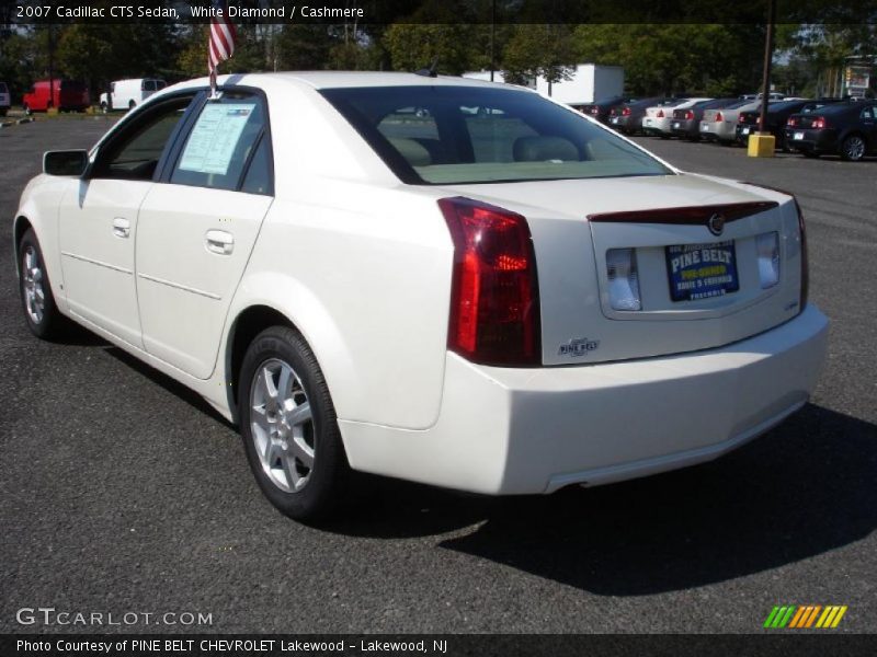 White Diamond / Cashmere 2007 Cadillac CTS Sedan