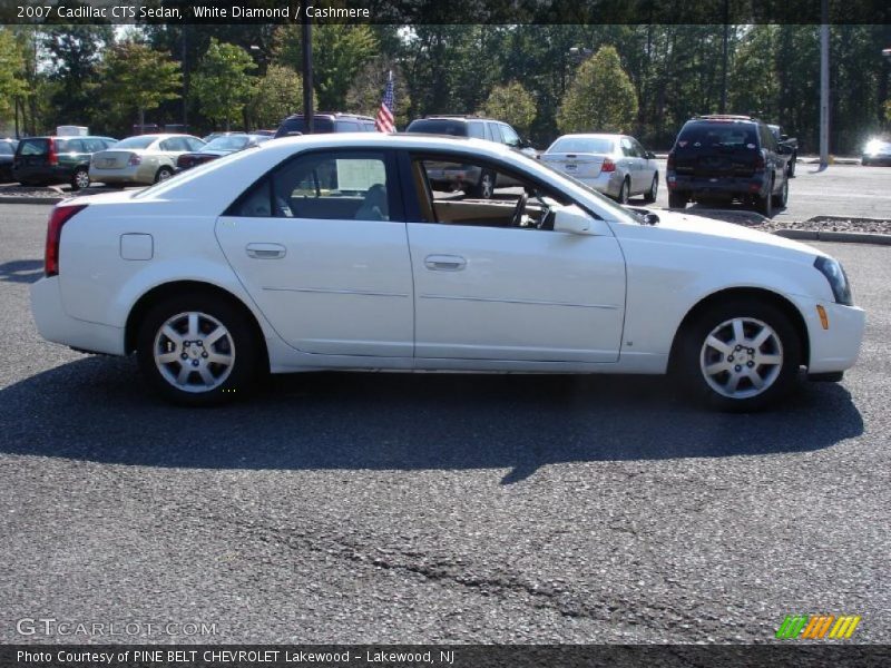 White Diamond / Cashmere 2007 Cadillac CTS Sedan