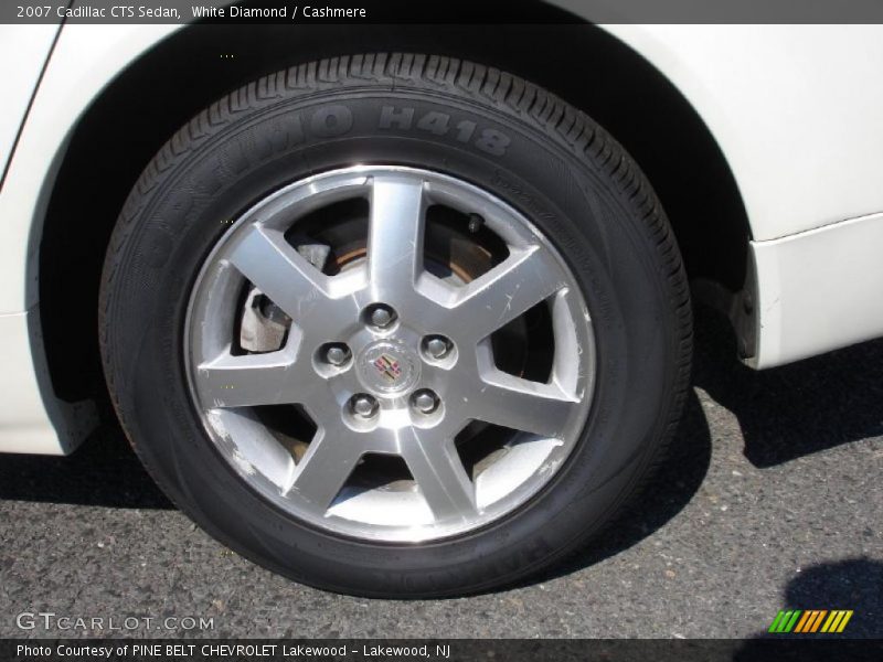 White Diamond / Cashmere 2007 Cadillac CTS Sedan