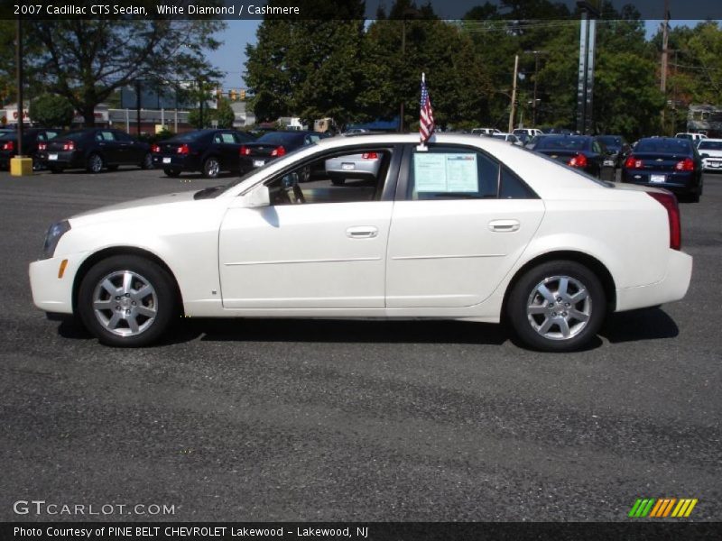White Diamond / Cashmere 2007 Cadillac CTS Sedan