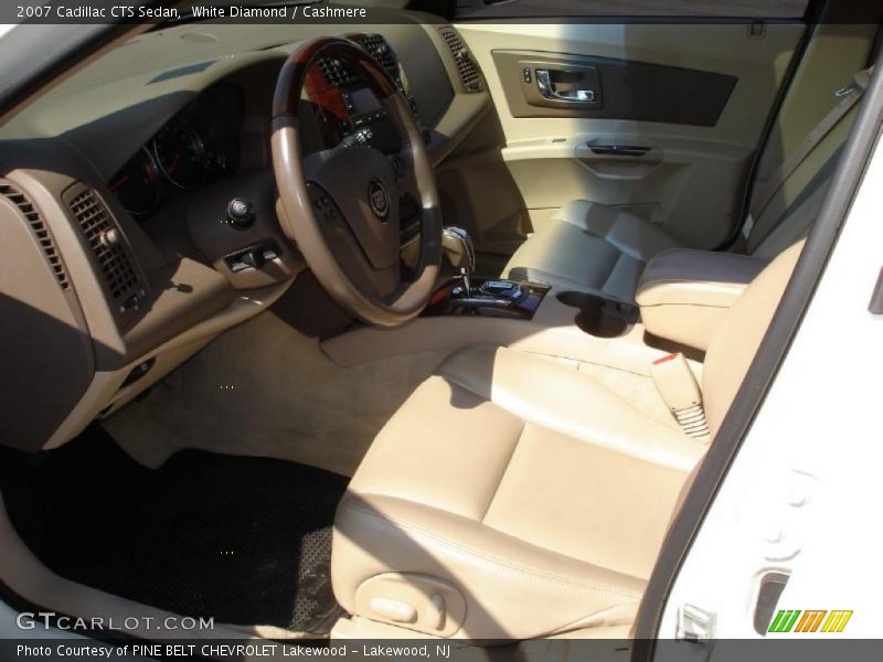 White Diamond / Cashmere 2007 Cadillac CTS Sedan