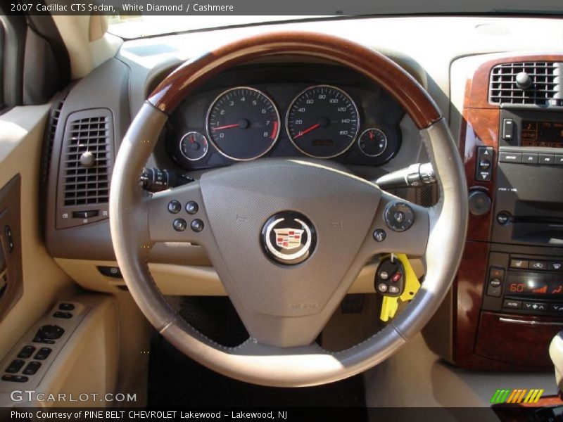White Diamond / Cashmere 2007 Cadillac CTS Sedan