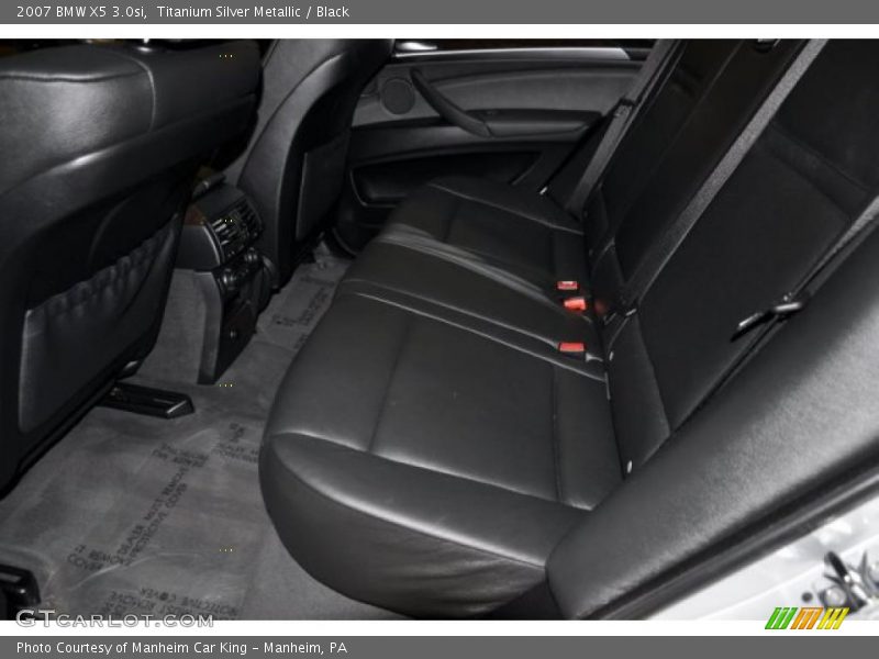 Titanium Silver Metallic / Black 2007 BMW X5 3.0si