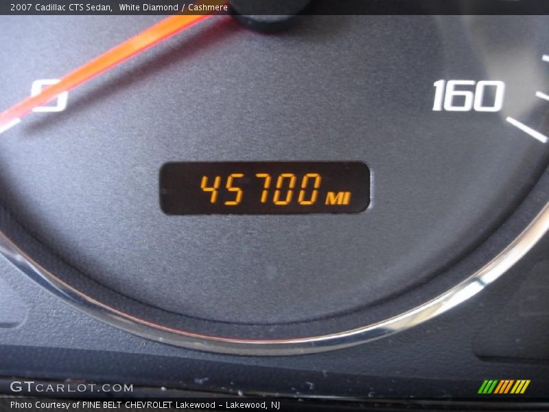 White Diamond / Cashmere 2007 Cadillac CTS Sedan