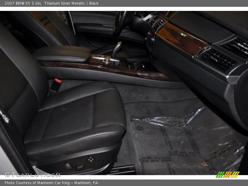 Titanium Silver Metallic / Black 2007 BMW X5 3.0si