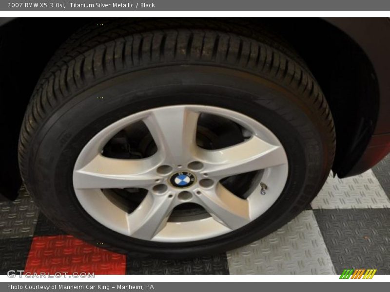 Titanium Silver Metallic / Black 2007 BMW X5 3.0si