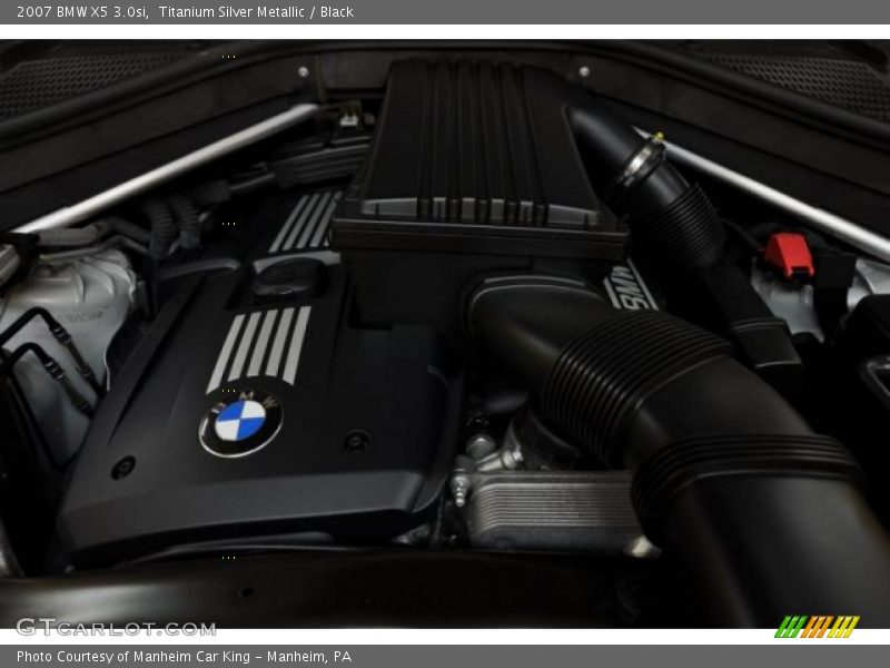Titanium Silver Metallic / Black 2007 BMW X5 3.0si