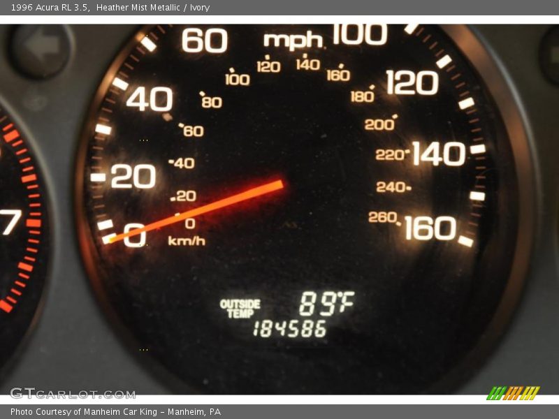 Heather Mist Metallic / Ivory 1996 Acura RL 3.5