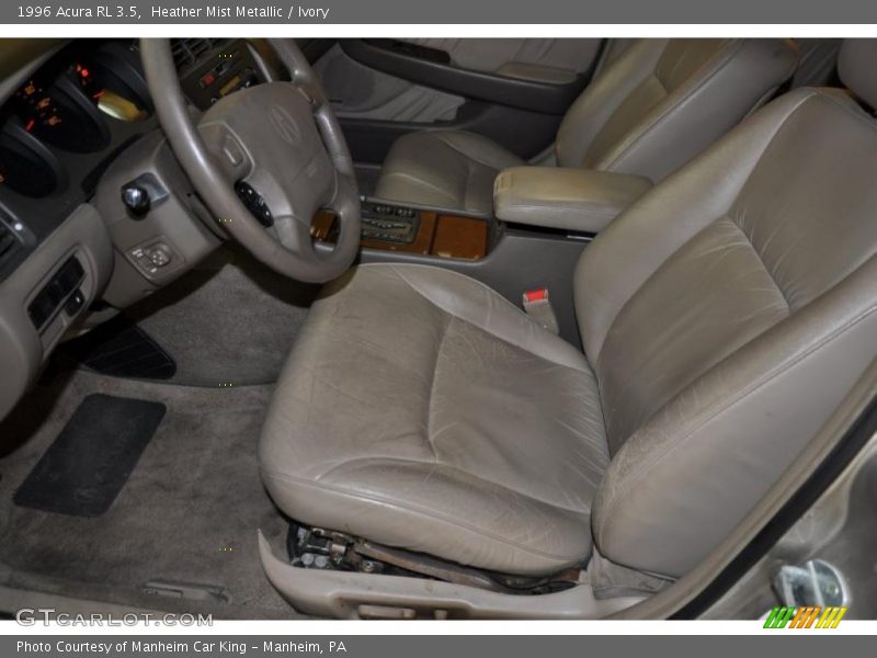 Heather Mist Metallic / Ivory 1996 Acura RL 3.5