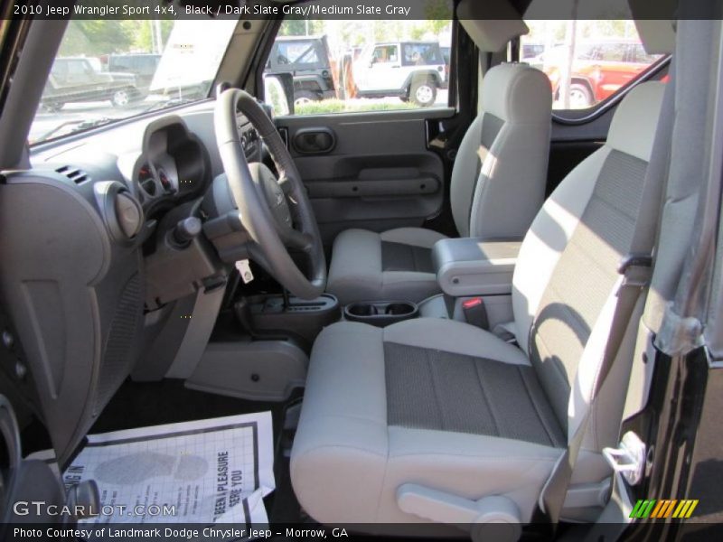 Black / Dark Slate Gray/Medium Slate Gray 2010 Jeep Wrangler Sport 4x4